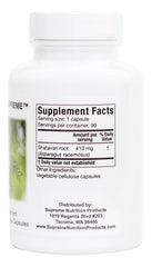Shatavari Supreme capsule closeup highlighting purity and easy swallowability.