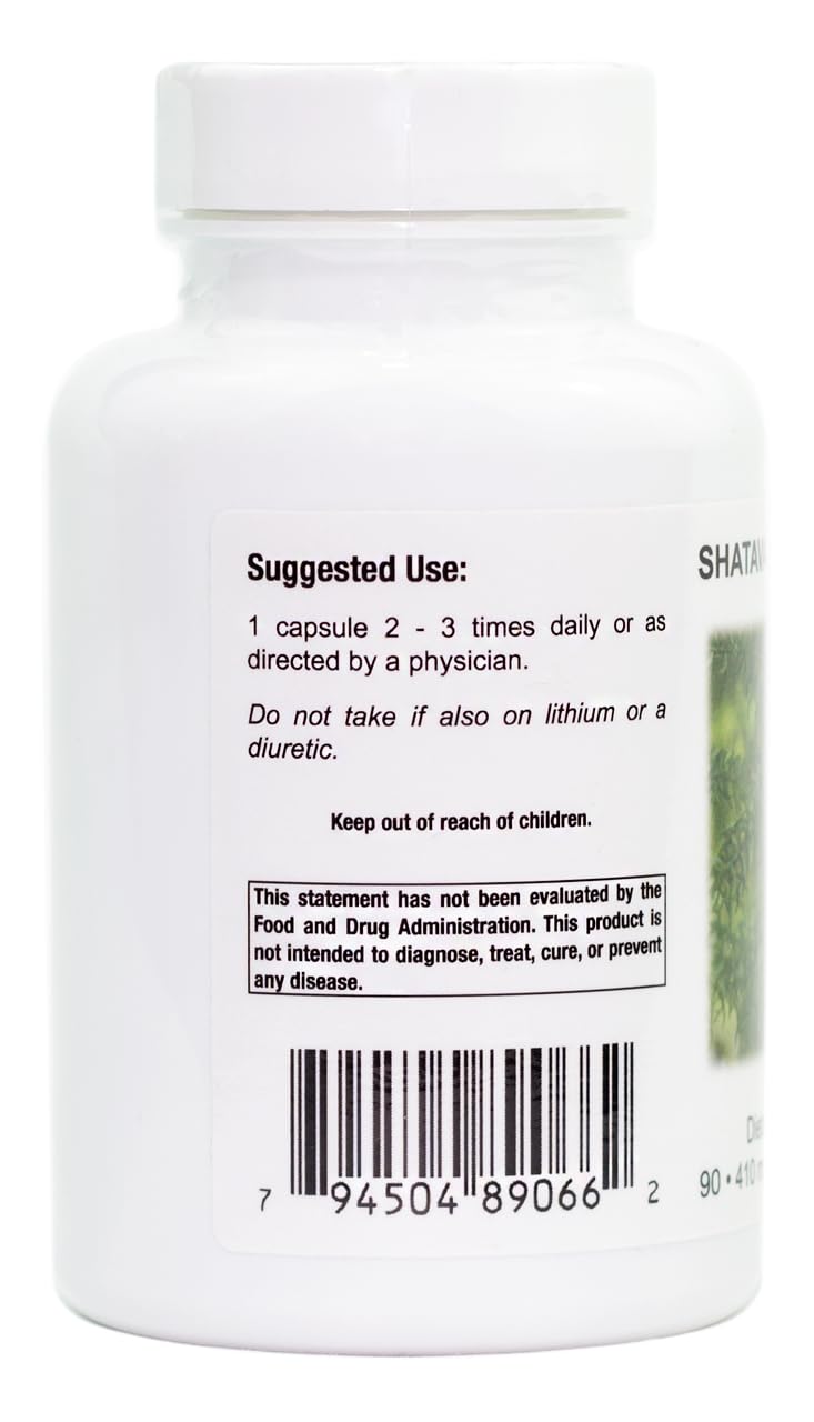 Shatavari Supreme capsules close-up showing vegetarian form for easy daily intake.