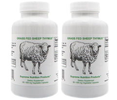 Supreme Nutrition Sheep Thymus pack-2 front view, pasture-raised NZ quality