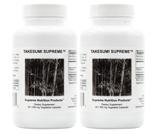 Supreme Nutrition Takesumi Supreme bottle front, plant-based capsules for simple daily wellness
