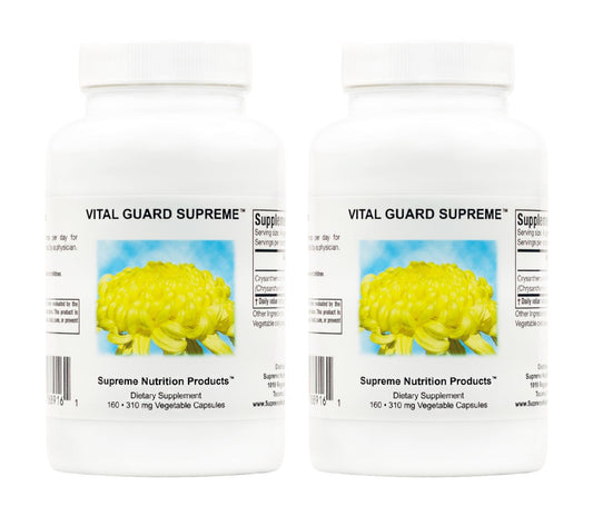 Supreme Nutrition Vital Guard Supreme chrysanthemum capsules bottle for daily wellness support