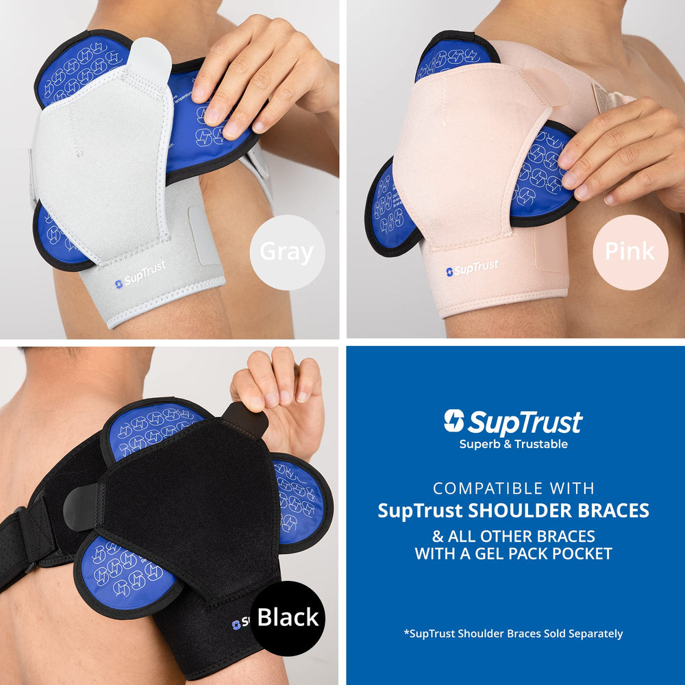Suptrust post-operative-friendly pack helps reduce swelling and support recovery.