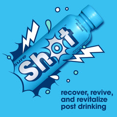 Sure Shot Recovery Drink Citrus Splash label notes 100 mg caffeine