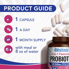 Surebounty Probiotics digestive enzymes aiding nutrient breakdown