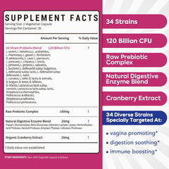 Surebounty Probiotics capsule close-up showing dosage and form