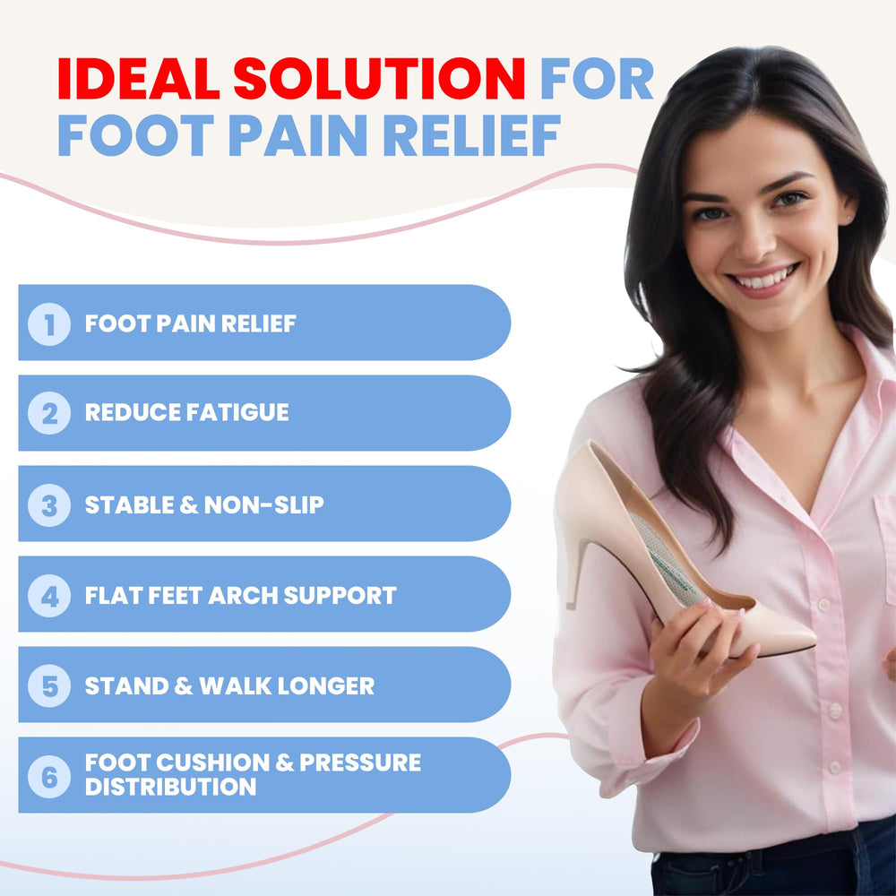 SursilOrtho nonadhesive arch-support insole grips securely without glue.