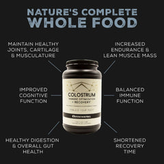 Surthrival Colostrum capsules close-up - protein-rich recovery support