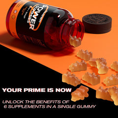 Susnen Power Gummies 60-count pack on shelf.