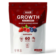 SUUDUUL Hair Growth Gummies bottle front for daily hair support.