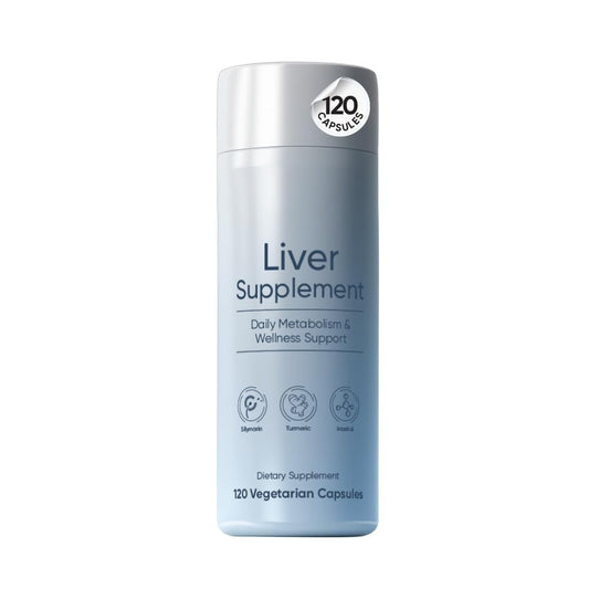 SUUDUUL Liver Support bottle front promotes daily vitality with vegan, non GMO antioxidant formula