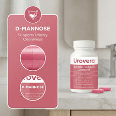 SUUDUUL Urovera capsules ready for daily use.