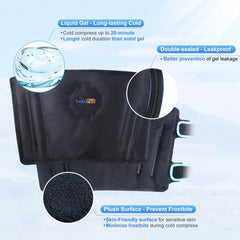 SuzziPad adjustable Velcro straps deliver a hands-free, secure fit