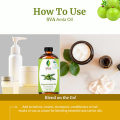 SVA Organics Amla Oil night treatment with wrap for deeper absorption