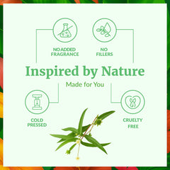 SVA Organic Bhringraj Oil pour showing easy scalp massage use.