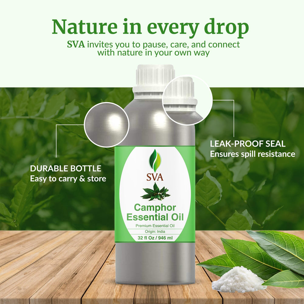 SVA Organics camphor oil included in bath blends and potpourri setups.