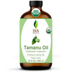 SVA Tamanu Oil 32oz bottle for skin and hair care