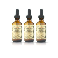 Svasthya Liquid Melatonin bottle close-up showing natural sleep support
