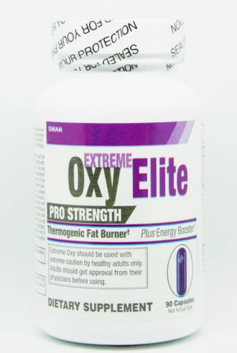 Swan Extreme OxyElite Pro Strength bottle front displays bold branding and energy-focused formula.