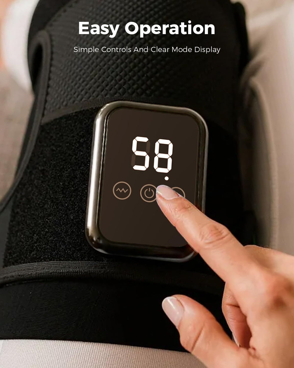 Swancode elbow massage with extension strap for versatile use
