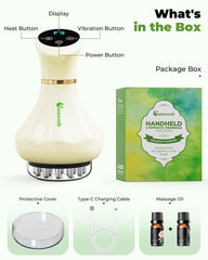 Swancode portable massager suitable for home, office, or gym.