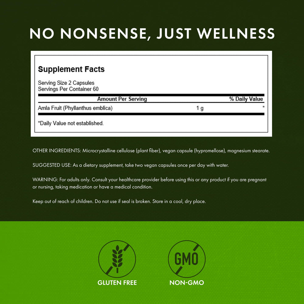 Swanson Amla four-pack packaging; ideal for ongoing wellness routines.