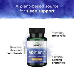 Swanson Apigenin packaging 3-pack—great value for ongoing sleep and stress support.