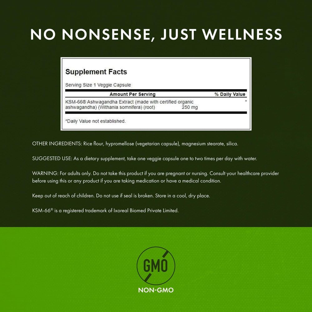 Swanson packaging box highlighting natural ingredients and third-party quality testing.