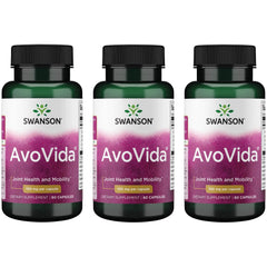 Swanson Avovida 100 mg bottle supports flexible joints and daily comfort.