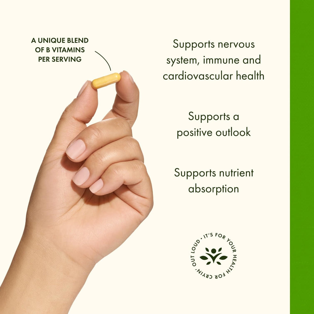 Swanson Balance B-50 Complex energy-pack image illustrating convenient daily supplementation.