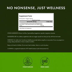 Close-up of Swanson Boswellia Serrata vegan capsules for easy daily joint support