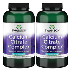 Swanson Calcium Citrate Complex bottle for easy absorption and bone support