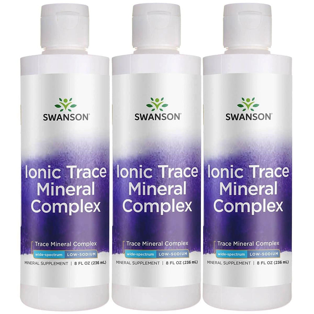 Swanson Concentrace bottle ready for daily mineral supplementation.