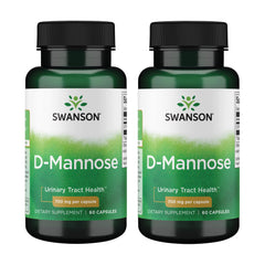 Swanson D-Mannose 700 mg capsules bottle front for bladder health support.