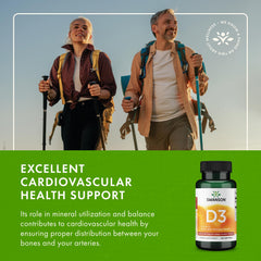 Swanson D3 softgels ready for daily use in a routine.