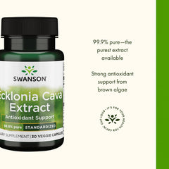 Swanson Ecklonia Cava Extract pack front presents value for a two-pack.