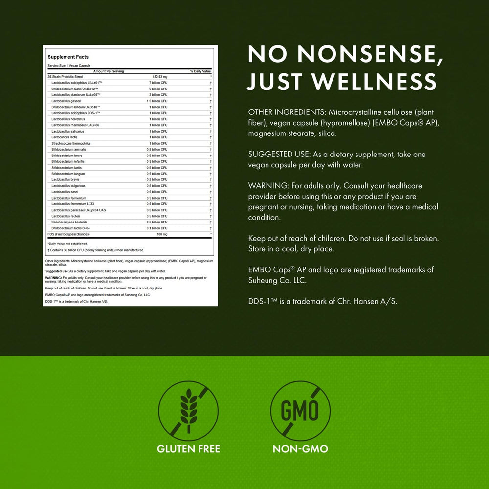Swanson Epic-Pro capsules close-up emphasizes vegetarian capsule format.