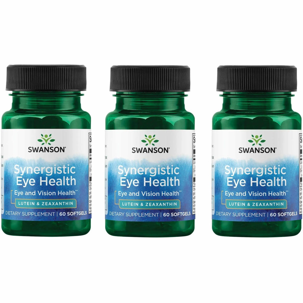 Swanson Eye Health bottle front shows daily eye nutrition support.
