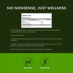 Swanson Glucosamine Chondroitin MSM gluten-free badge on product packaging