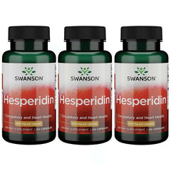 Swanson Hesperidin citrus-derived bottle highlighting antioxidant support and heart wellness.