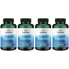 Swanson Inositol 650 mg bottle front view for daily supplementation