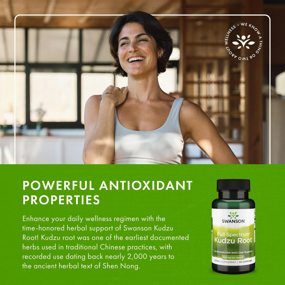 Swanson Kudzu 3-pack image emphasizing savings for ongoing wellness