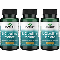 Swanson L-Citrulline Malate bottle for daily energy support.