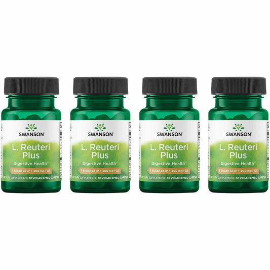 Swanson L. Reuteri Probiotic Plus bottle for daily gut support