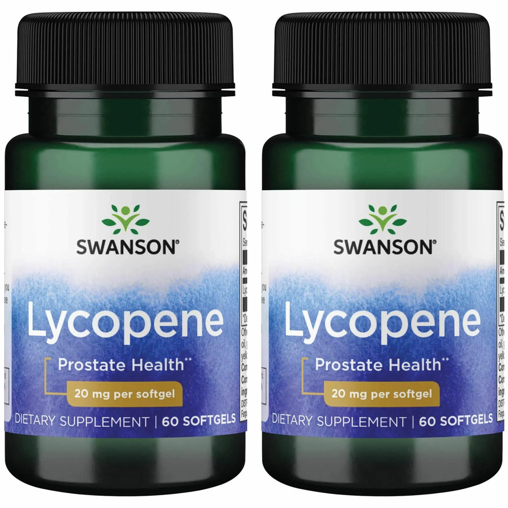 Swanson Lycopene bottle front showing tomato-derived antioxidant support