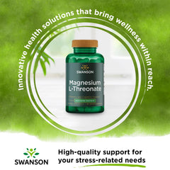 Swanson Magnesium L-Threonate capsules ready for daily cognitive health use