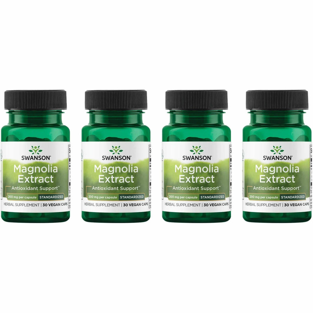 Swanson Magnolia Bark bottle capsules supporting digestive comfort.