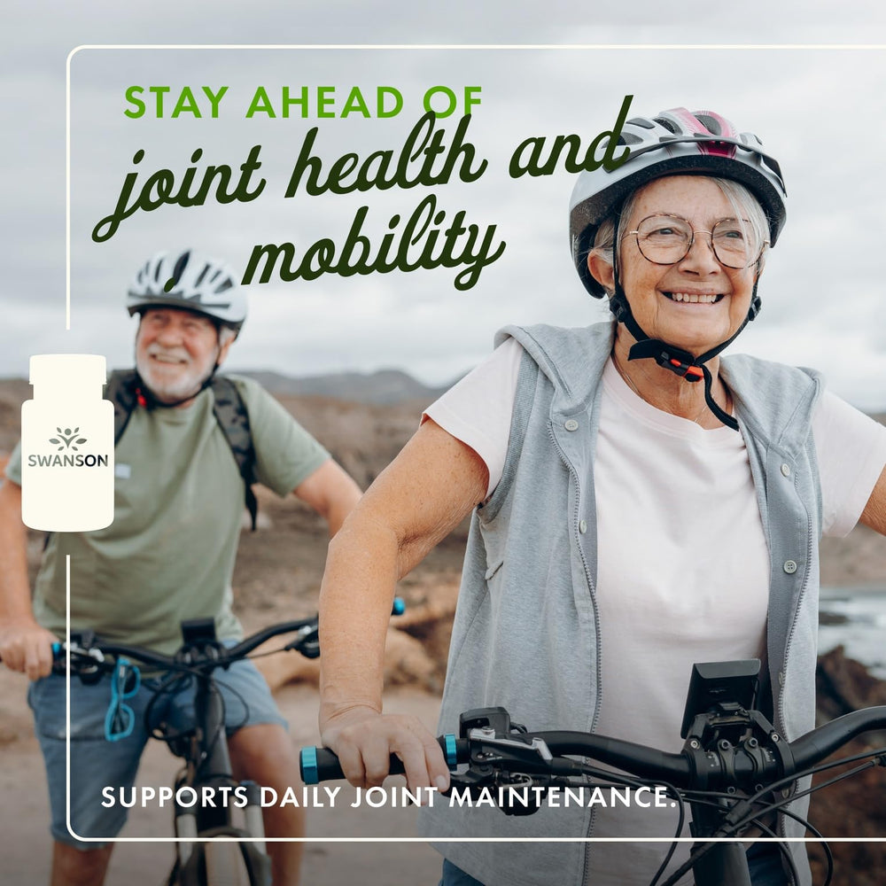 Swanson MSM bottle label – clear supplement facts for connective tissue health