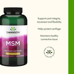 Swanson MSM packaging 2-pack – convenient supply for steady use