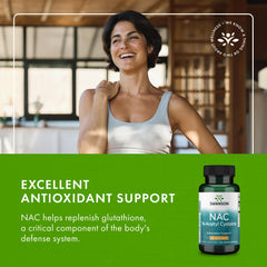 Swanson NAC 600 mg bottle on counter for everyday use