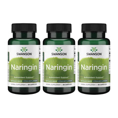 Swanson Naringin 500 mg capsules bottle front view highlighting citrus bioflavonoid support
